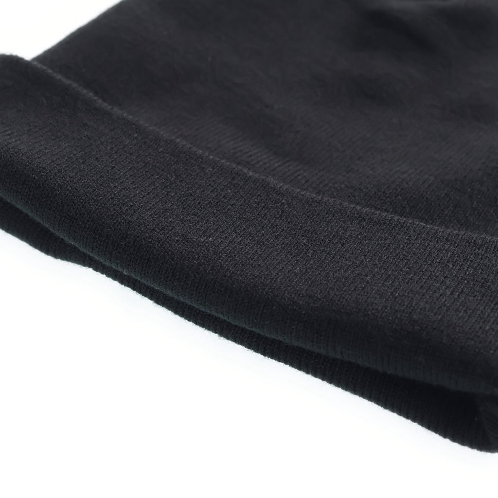 CHROME HEARTS(クロムハーツ) WOOL WATCH CAP CH PLUS クロス刺繍 ビーニー ニット帽 帽子 ブラック
