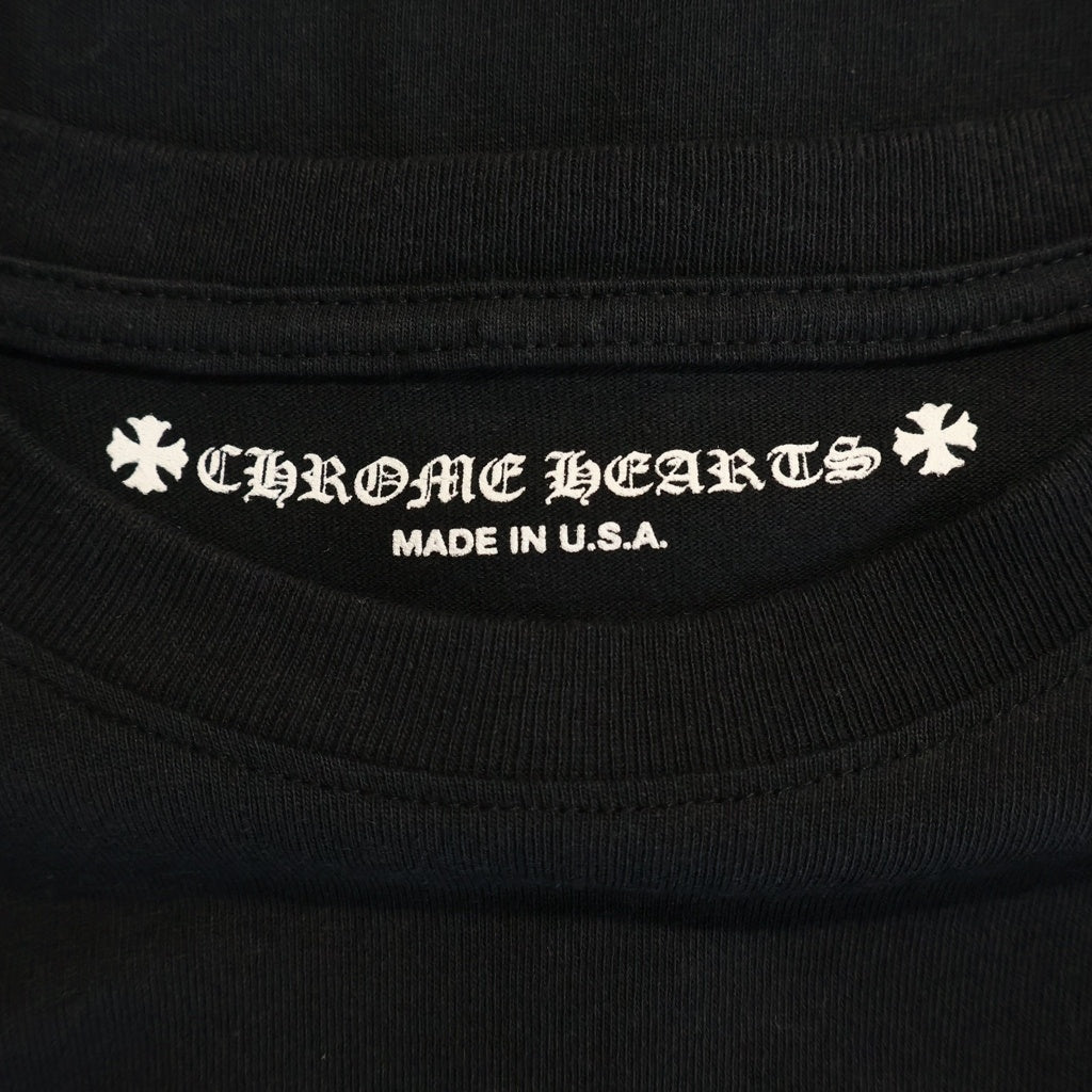 CHROME HEARTS(クロムハーツ) ×MATTY BOY STAY FAST SEX RECORDS L/S TEE マッティボーイ ステイファスト セックス レコーズ クルーネック長袖Tシャツカットソー ブラック