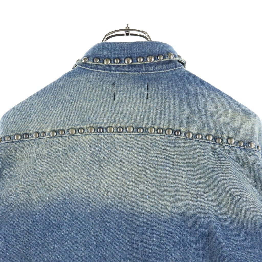 BREATH(ブレス) SUICIDE STUDS DENIM SHIRTS スーサイド スタッズ 半袖デニムシャツ インディゴ BR25SS-S2005