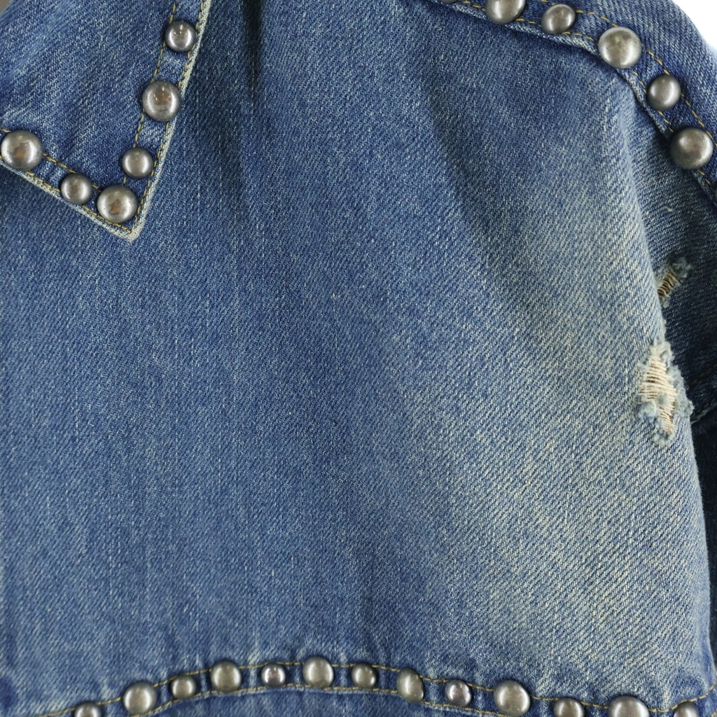 BREATH(ブレス) SUICIDE STUDS DENIM SHIRTS スーサイド スタッズ 半袖デニムシャツ インディゴ BR25SS-S2005