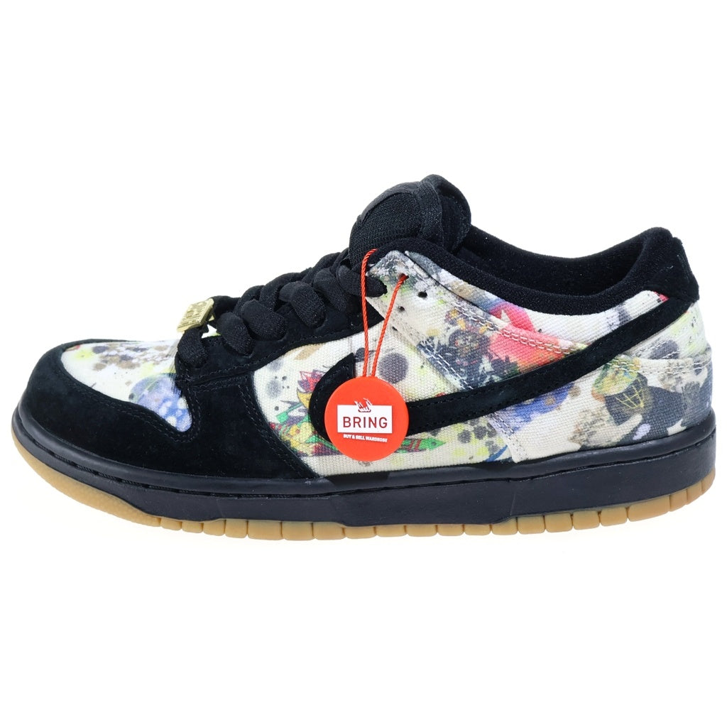 NIKE SB(ナイキエスビー) 23AW ×Supreme Dunk Low Rammellzee シュプリーム ダンク ラメルジー ローカットスニーカー ブラック/マルチカラー US8/26cm FD8778-001