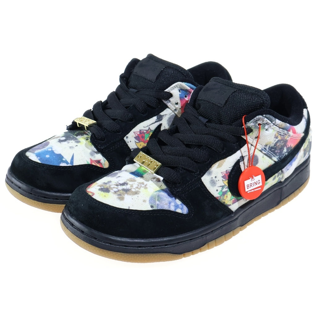 NIKE SB(ナイキエスビー) 23AW ×Supreme Dunk Low Rammellzee シュプリーム ダンク ラメルジー ローカットスニーカー ブラック/マルチカラー US8/26cm FD8778-001