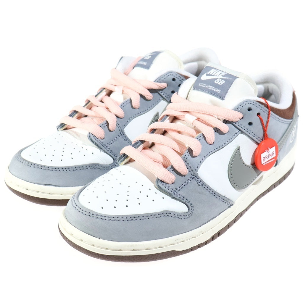NIKE SB(ナイキエスビー) ×Yuto Horigome Dunk Low Pro QS Wolf Grey 堀米雄斗 ダンク ウルフグレー ローカットスニーカー US8/26cm FQ1180-001