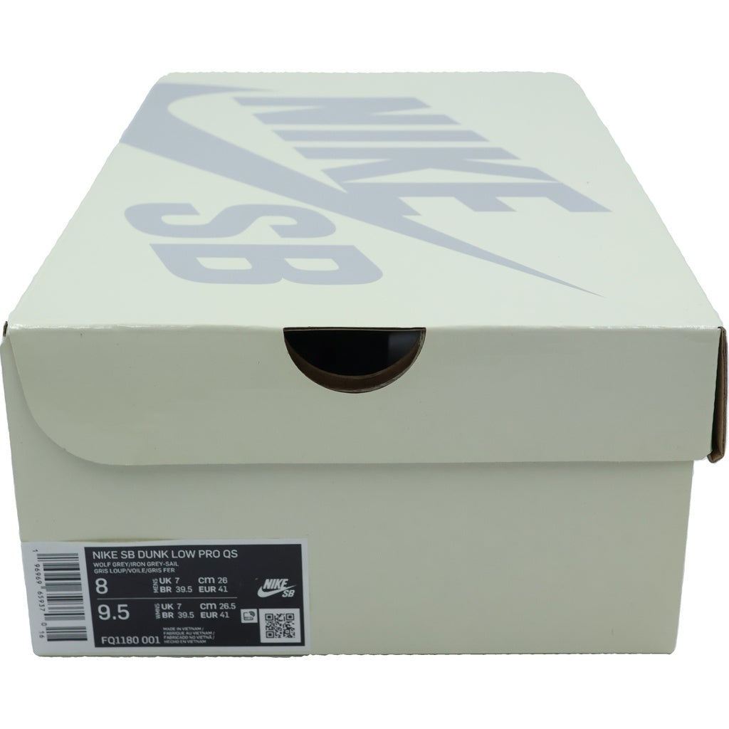 NIKE SB(ナイキエスビー) ×Yuto Horigome Dunk Low Pro QS Wolf Grey 堀米雄斗 ダンク ウルフグレー ローカットスニーカー US8/26cm FQ1180-001