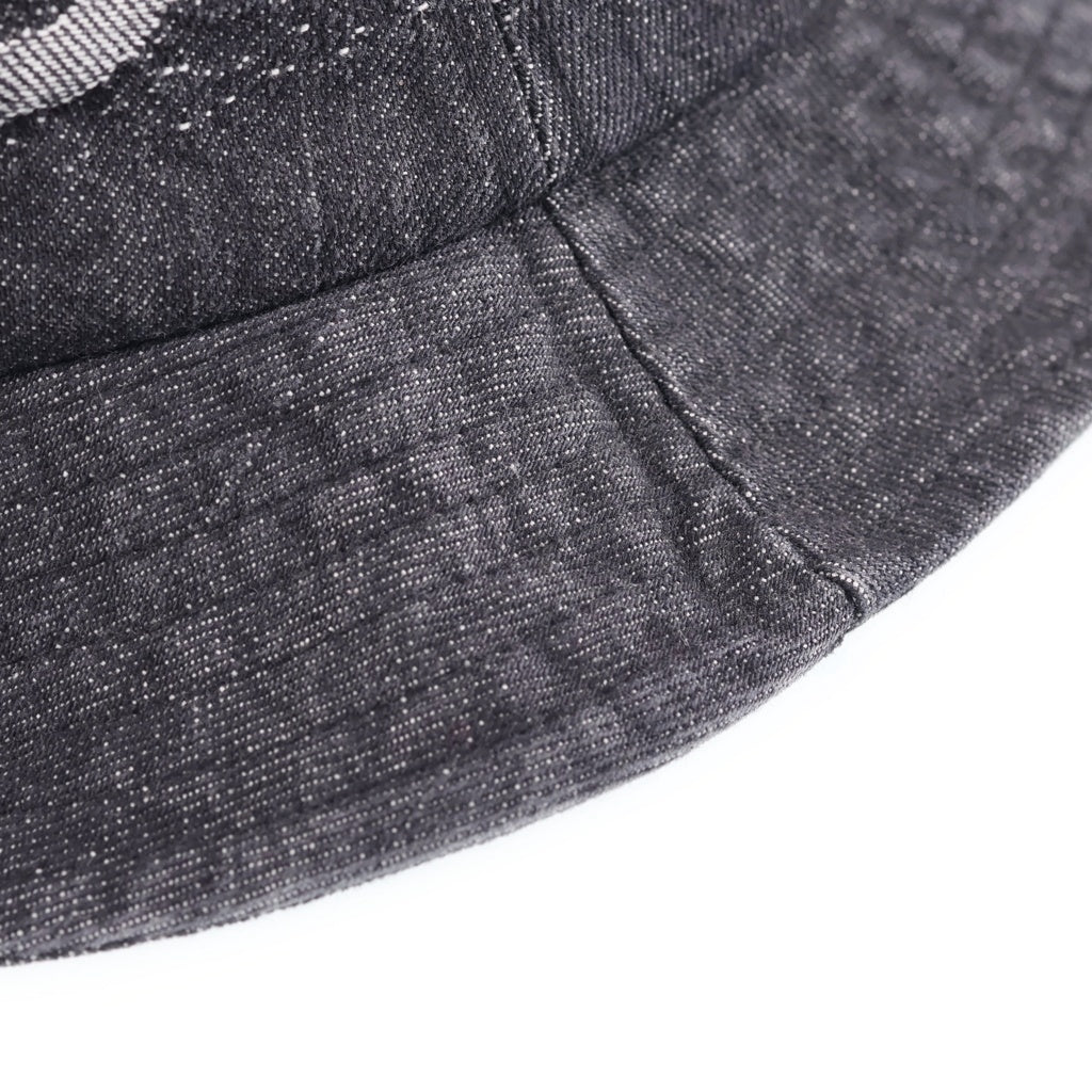 SUPREME(シュプリーム) 22SS Fade Jacquard Denim Crusher フェード ジャカード デニム クラッシャー バケットハット ブラック