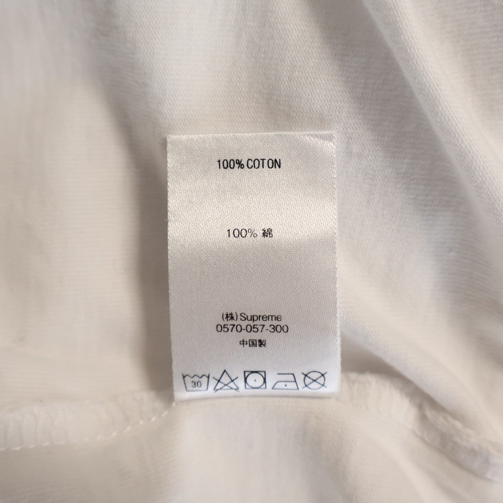 SUPREME(シュプリーム) 19AW Trademark L/S トレードマーク ロゴプリント長袖クルーネックTシャツカットソー ホワイト