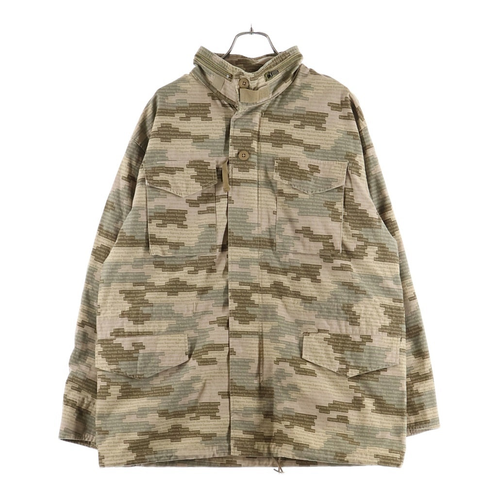 SUPREME(シュプリーム) 21SS M-65 Logo Camo Jacket 総柄カモロゴ M-65ジャケット カーキ