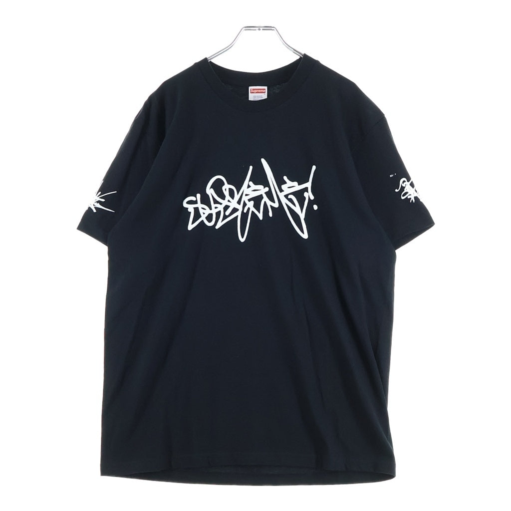 SUPREME(シュプリーム) 20SS ×Rammellzze Tag Tee ×ラメルジー 両面プリント クルーネック半袖Tシャツカットソー ブラック