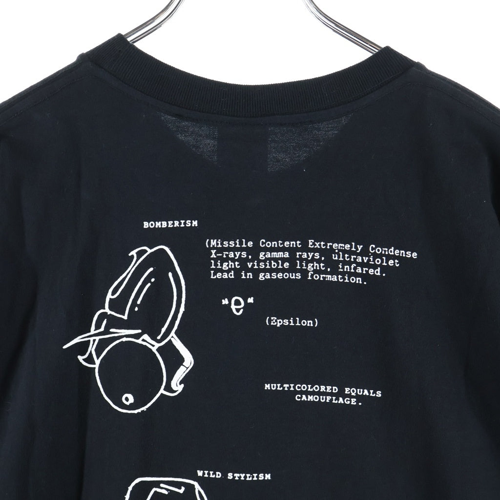 SUPREME(シュプリーム) 20SS ×Rammellzze Tag Tee ×ラメルジー 両面プリント クルーネック半袖Tシャツカットソー ブラック