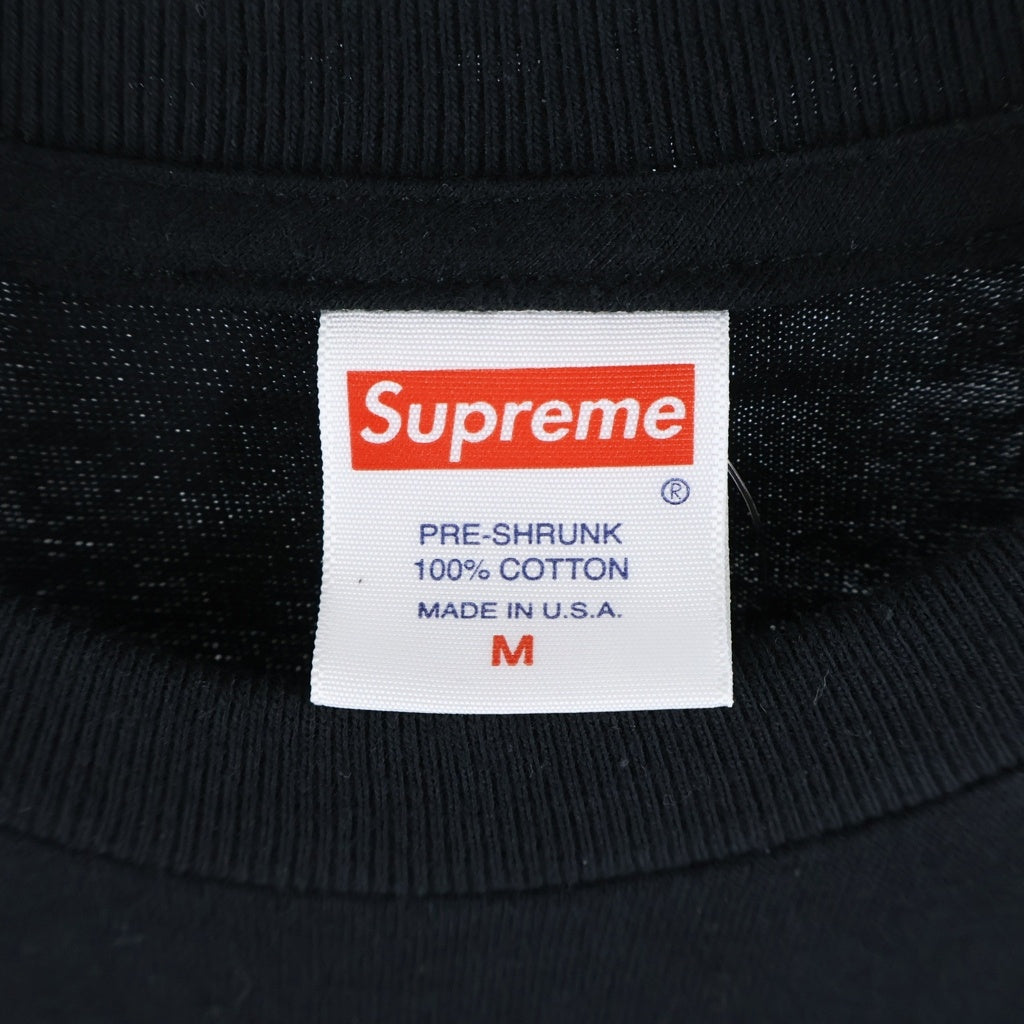 SUPREME(シュプリーム) 20SS ×Rammellzze Tag Tee ×ラメルジー 両面プリント クルーネック半袖Tシャツカットソー ブラック