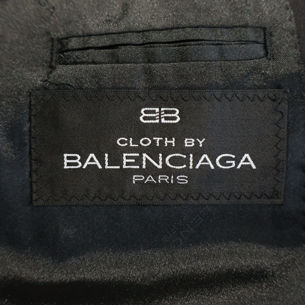 BALENCIAGA(バレンシアガ) Taylor&Lodge Super110's ウールテーラードジャケット スラックス セットアップスーツ ブラック