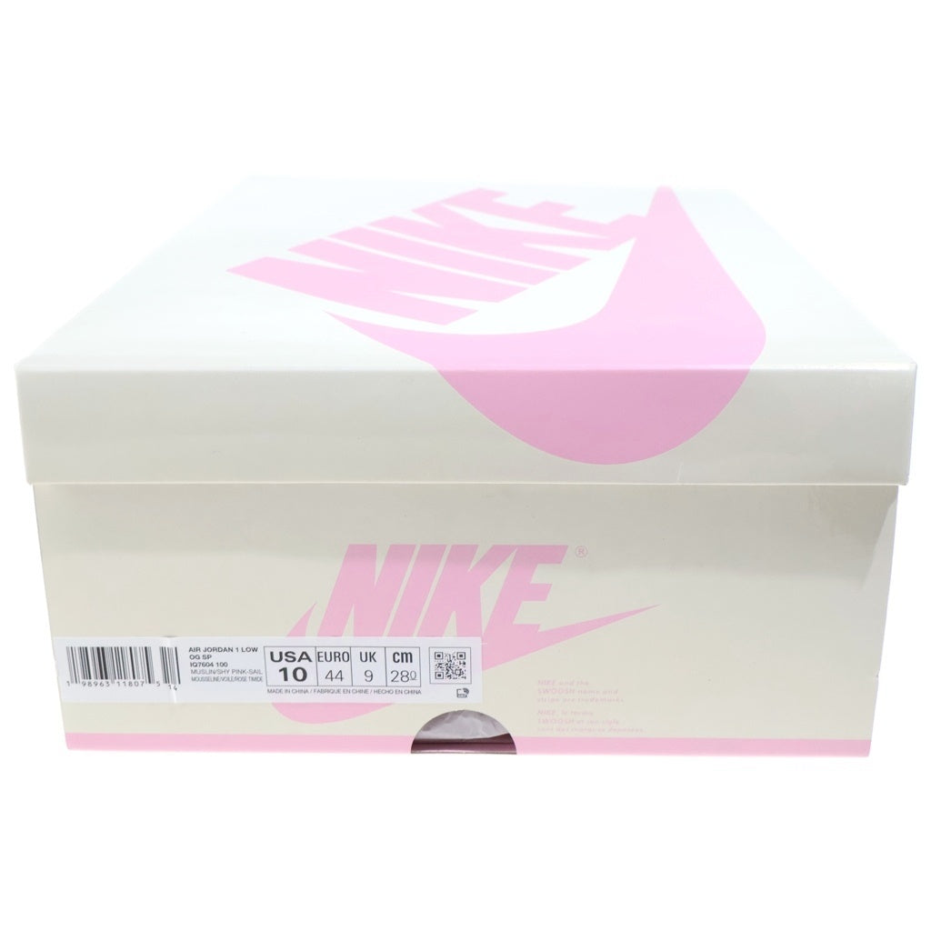 NIKE(ナイキ) ×Travis Scott AIR JORDAN 1 LOW OG SP Sail Tropical Pink エアジョーダン1 ローカットスニーカー US10/28cm IQ7604-101