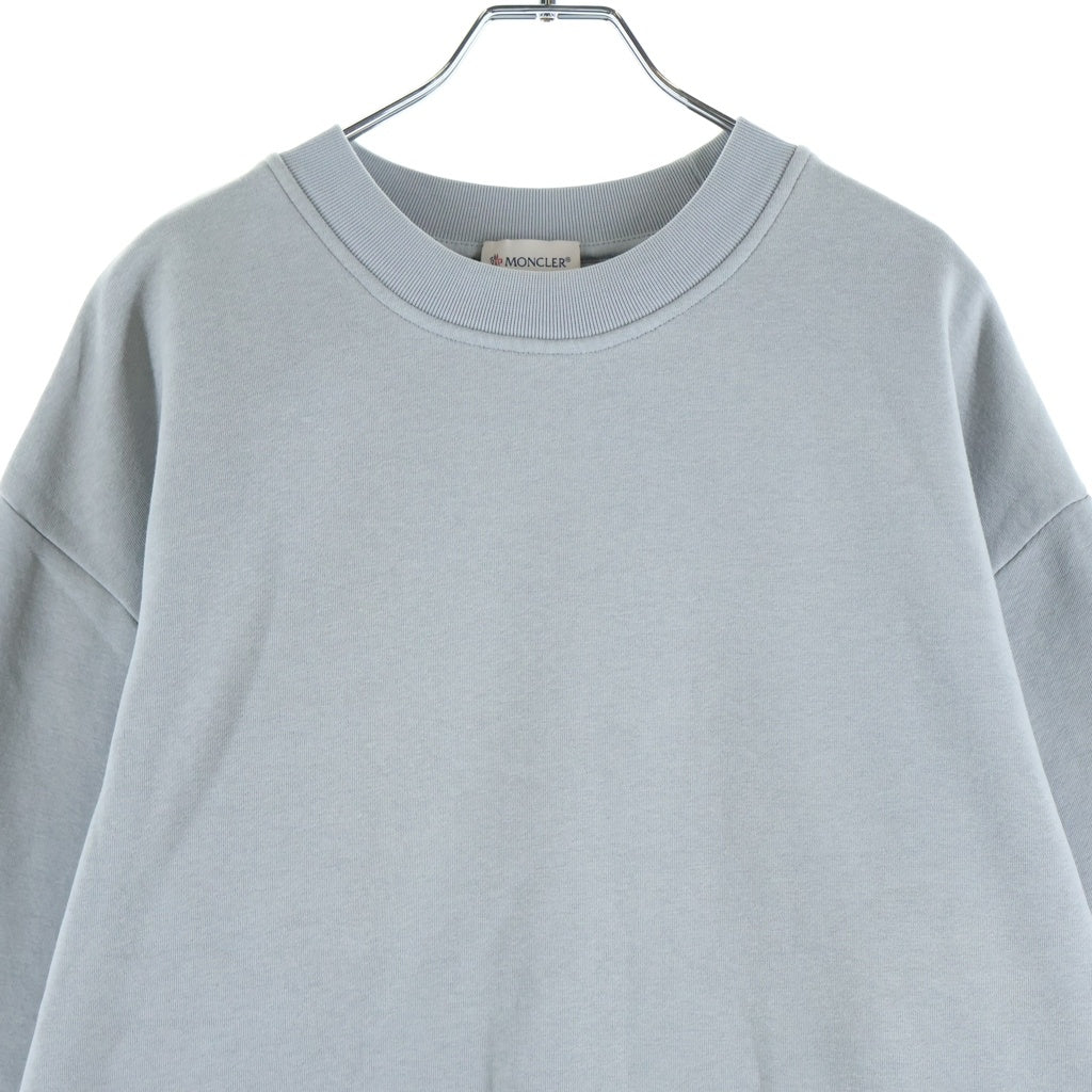 MONCLER(モンクレール) SWEATSHIRT ワッペンロゴ クルーネック長袖スウェットトレーナー グレー H20938G00016