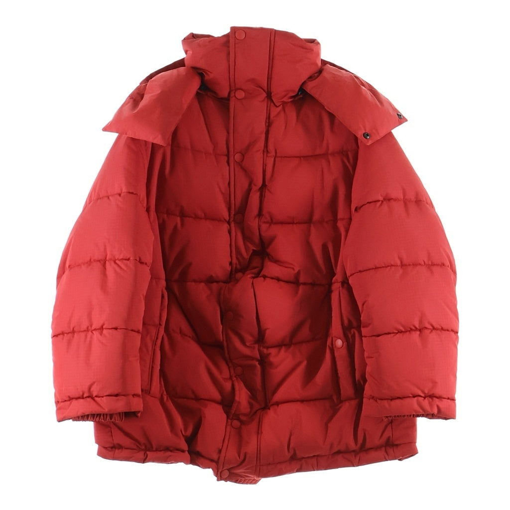 BALENCIAGA(バレンシアガ) New Swing Puffer ニュースイング パファー ジップアップ 中綿ダウンジャケット レッド 555346