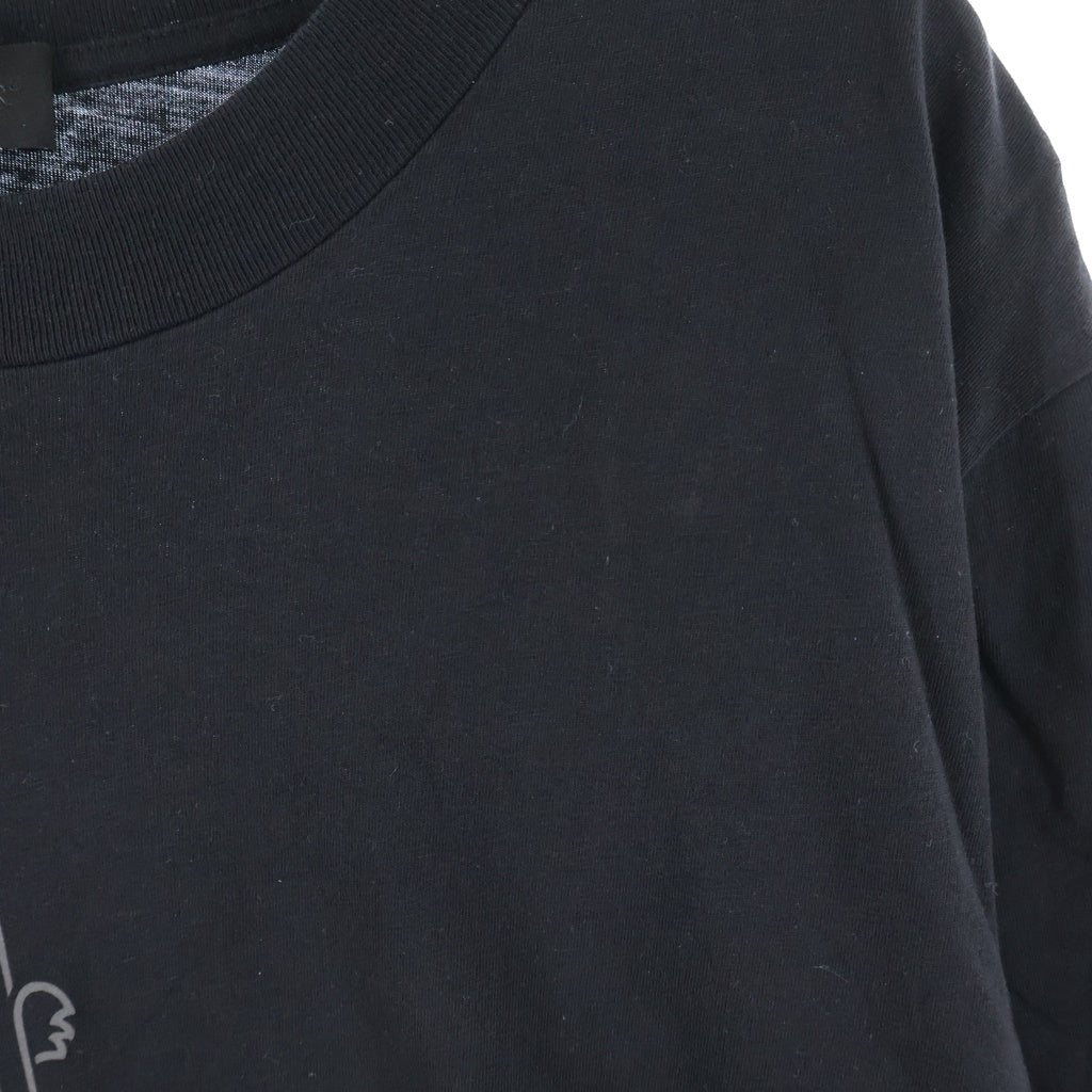 MONCLER(モンクレール) 22SS MAGLIA MANICHE CORTE サイドメッシュロゴプリント クルーネック半袖Tシャツカットソー ブラック I10918C00009 829H8
