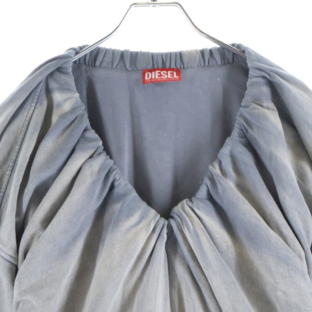DIESEL(ディーゼル) F-INDY ギャザーネックスウェットプルオーバー スウェットトレーナー レディース グレー A17683 0BMBK