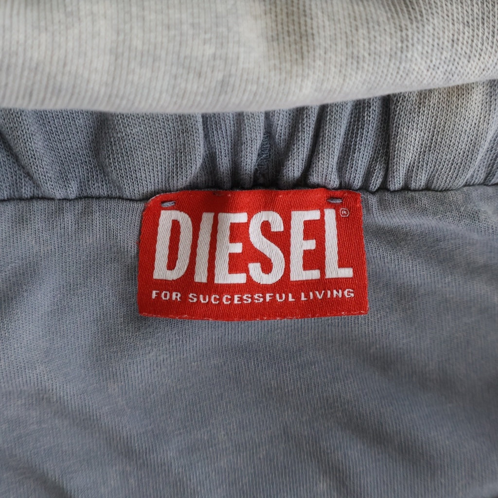 DIESEL(ディーゼル) F-INDY ギャザーネックスウェットプルオーバー スウェットトレーナー レディース グレー A17683 0BMBK