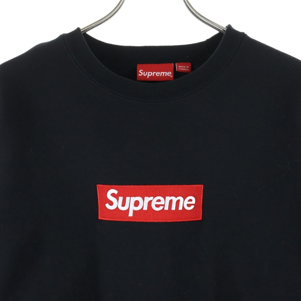 SUPREME(シュプリーム) 23AW Box Logo Crewneck ボックスロゴ クルーネックスウェットトレーナー ブラック
