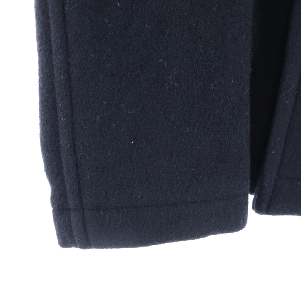 COMME des GARCONS HOMME(コムデギャルソンオム) 09AW 裏地チェック柄 ウール ピーコート ブラック HD-C-107