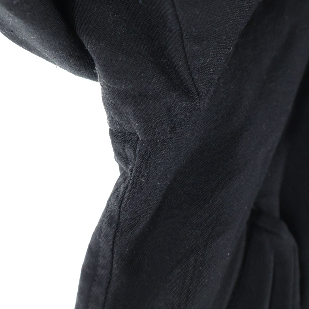 COMME des GARCONS HOMME(コムデギャルソンオム) 09AW Product Dyed Poly Fleece Swing Top 製品染め ポリ縮絨 スイングトップ ブルゾン ジャケット ブラック HD-J110