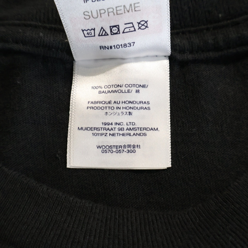 SUPREME(シュプリーム) 25AW Playboi Carti Tee プレイボイカルティ クルーネック半袖Tシャツカットソー ブラック
