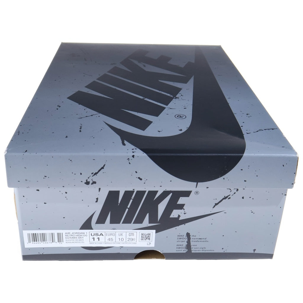 NIKE(ナイキ) Air Jordan 1 Retro High Black and Smoke Grey エアジョーダン1 レトロ OG ブラック アンド スモークグレー ハイカットスニーカー US11/29cm DZ5485-051