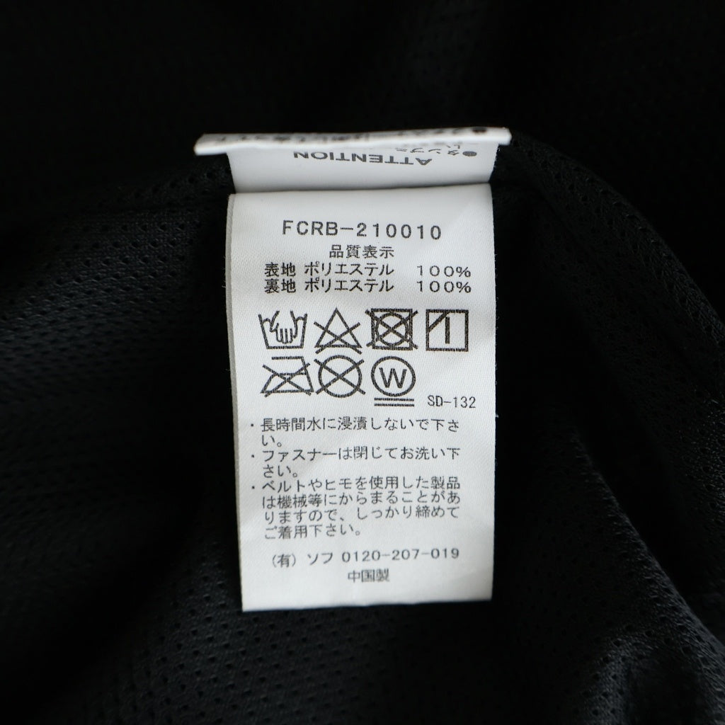 F.C.R.B./F.C.Real Bristol/FCRB(エフシーアールビー/エフシーレアルブリストル) 21SS MULTI PATTERN JACKET マルチパターン ジップアップジャケット ブラック FCRB-210010