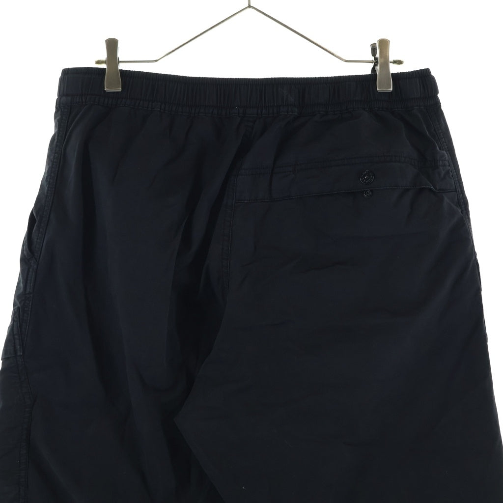 STONE ISLAND(ストーンアイランド) COTTON TWILL STRETCH-TC ワッペンロゴ コットンツイル カーゴパンツ ブラック K1S53100016S0010