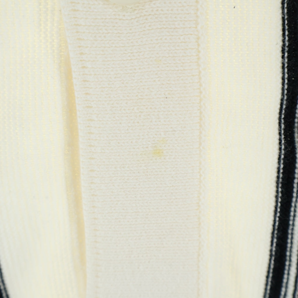 SUPREME(シュプリーム) 22SS Stripe Button Up Polo ストライプ ボタンアップ ニットポロシャツ ホワイト