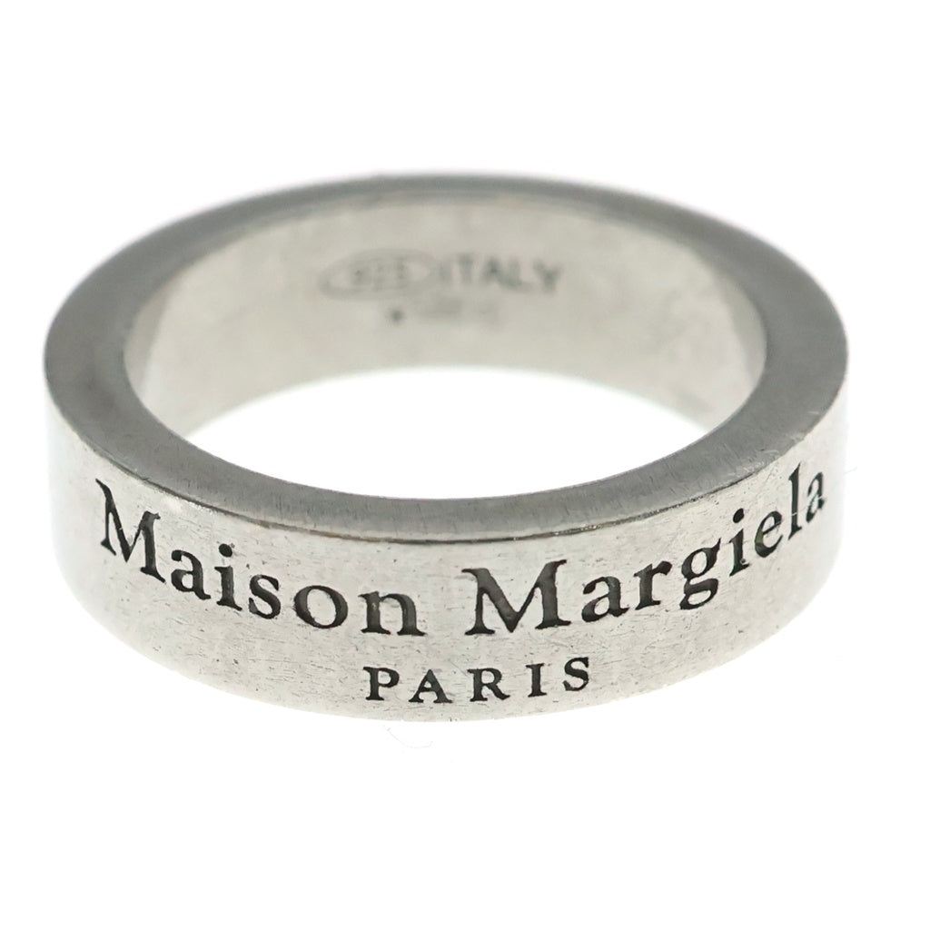 Maison Margiela(メゾンマルジェラ) Logo Ring ロゴリング シルバー レディース