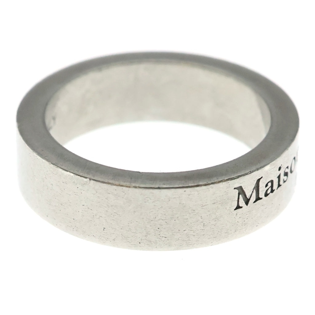 Maison Margiela(メゾンマルジェラ) Logo Ring ロゴリング シルバー