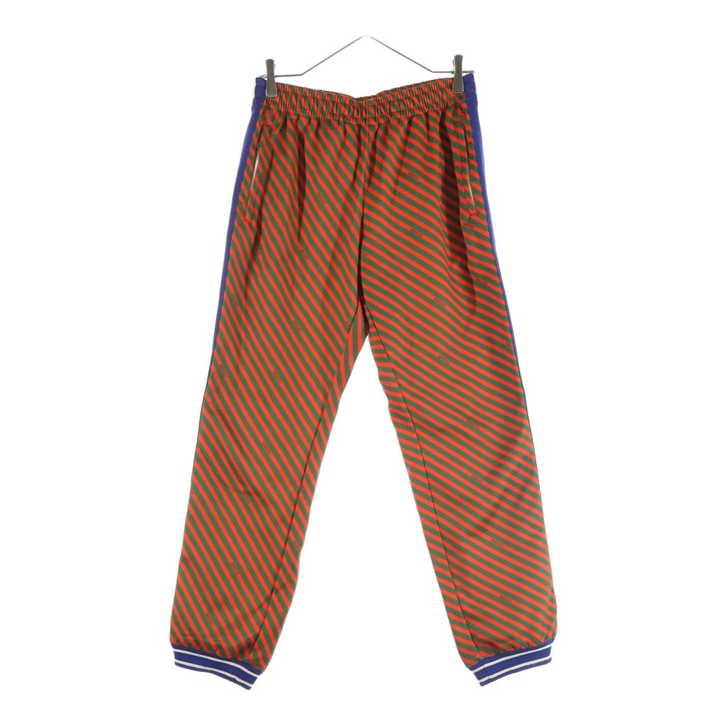 GUCCI(グッチ) 19AW Stripe Jogging Pants ロゴストライプ サイドライン トラックパンツ マルチカラー 575776-XJBBG