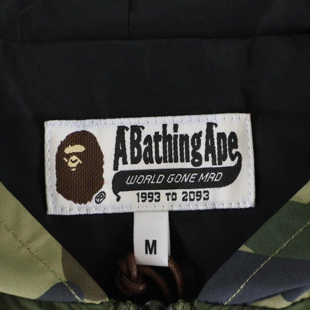 A BATHING APE(アベイシングエイプ) 1st Camo Shark フーデッド ナイロンジャケット グリーン 001LJK701012M