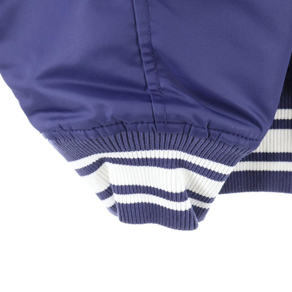 A BATHING APE(アベイシングエイプ) X STADIUM GOODS VARSITY JACKET スタジアムジャケット パープル 001HJJ231901C