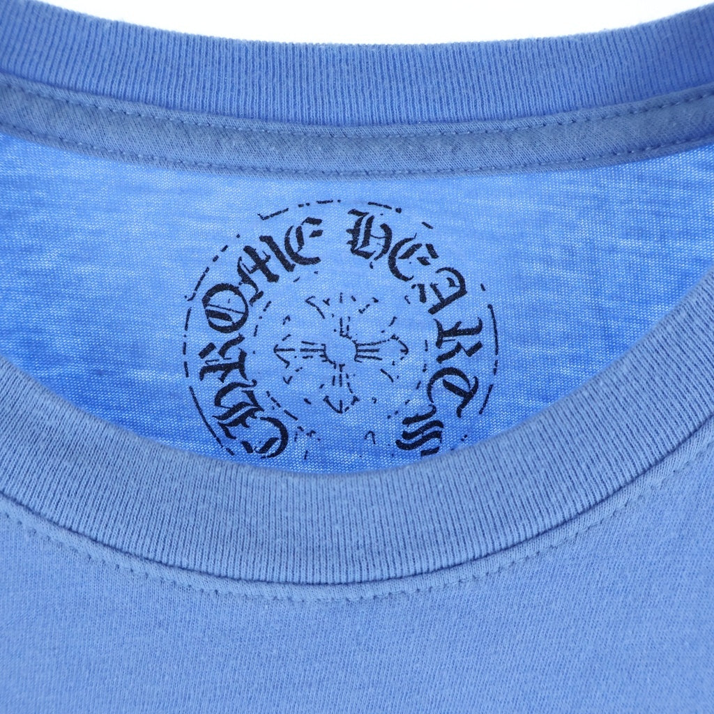 CHROME HEARTS(クロムハーツ) MIAMI Limited Horseshoe Tee マイアミ限定 ホースシュープリント クルーネック半袖Tシャツカットソー ブルー