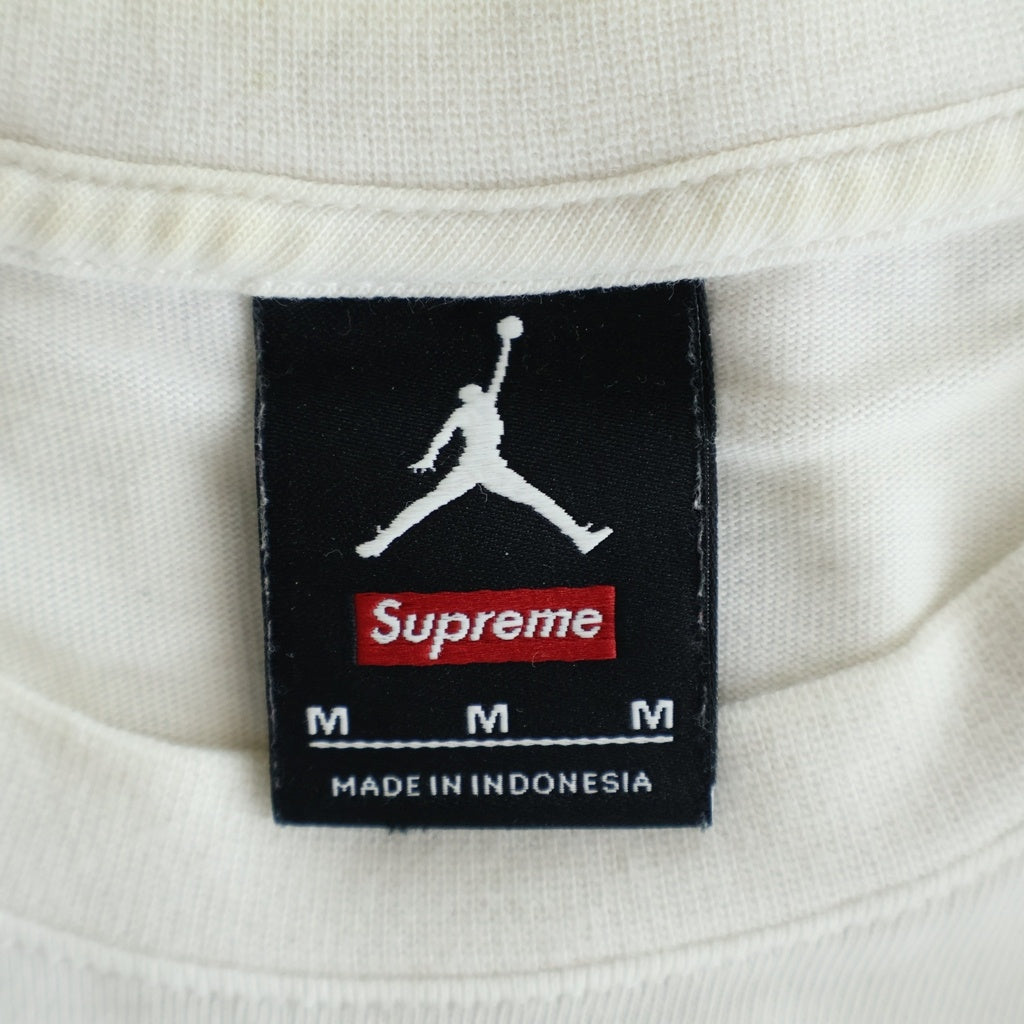SUPREME(シュプリーム) 15AW ×Jordan Tee ジョーダン クルーネック半袖Tシャツカットソー ホワイト 799701-100