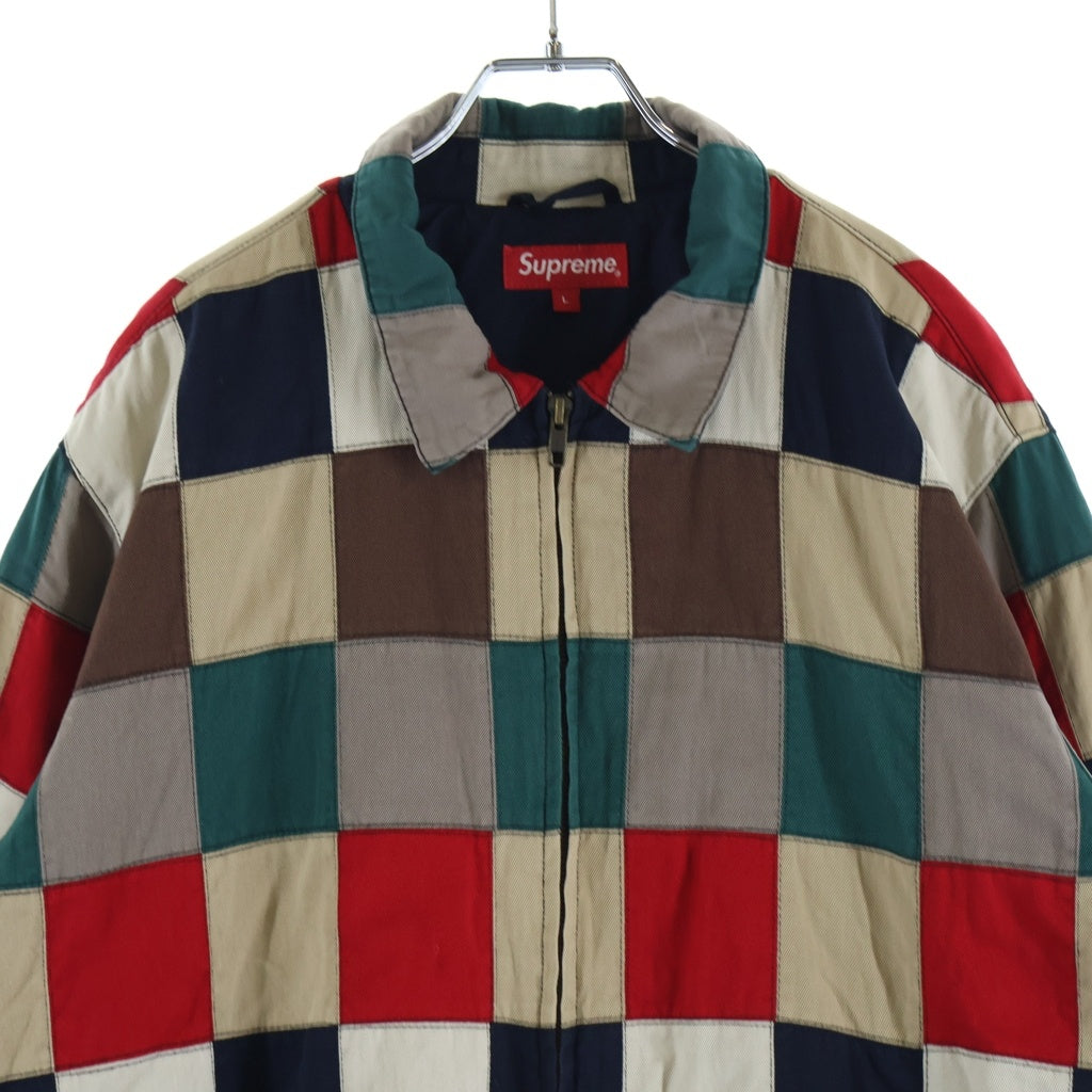 SUPREME(シュプリーム) 19SS Patchwork Harrington Jacket パッチワーク ハリントン ジップアップジャケット マルチカラー