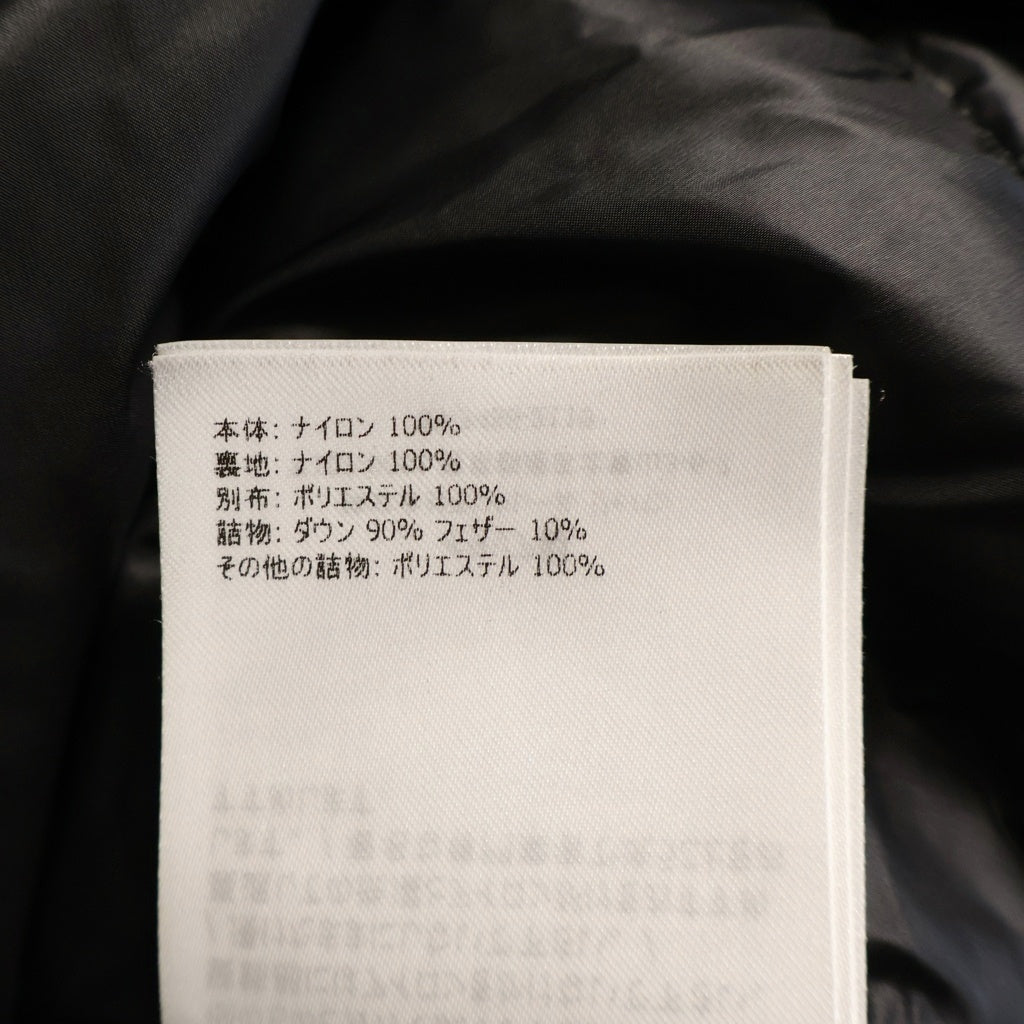MONCLER GENIUS(モンクレール ジーニアス) 21AW ×HYKE GIUBBOTTO MUVERAN LONG COAT ハイク ノーカラーダウンコート レディース ネイビー G209K1C00002 M1192