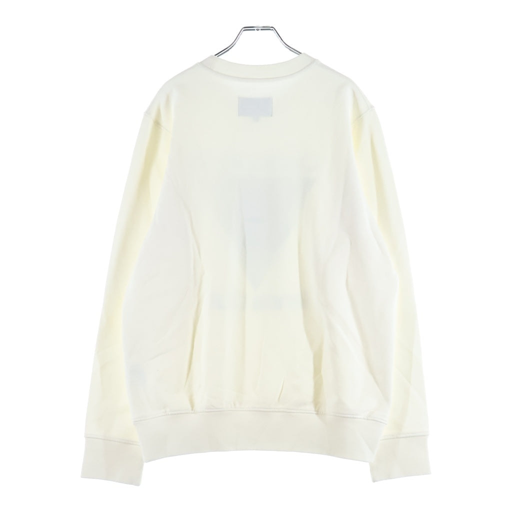 CASABLANCA(カサブランカ) 22SS Tennis Club Sweatshirt フロントプリント クルーネック長袖スウェットトレーナー ホワイト MS22-JTP-001
