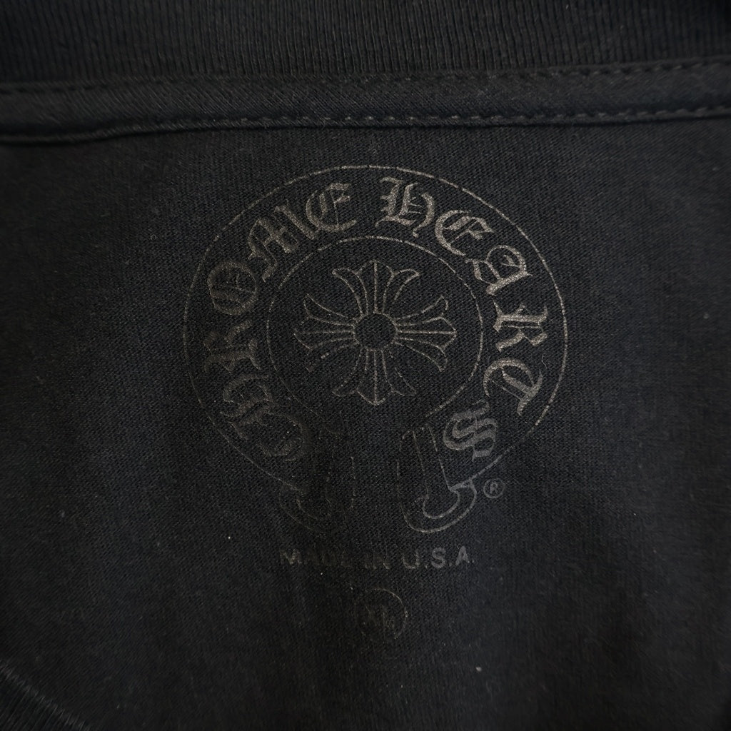 CHROME HEARTS(クロムハーツ) Osaka Back Scroll Label Logo S/S Tee 大阪限定 バックスクロールラベルプリント クルーネック半袖Tシャツカットソー ブラック