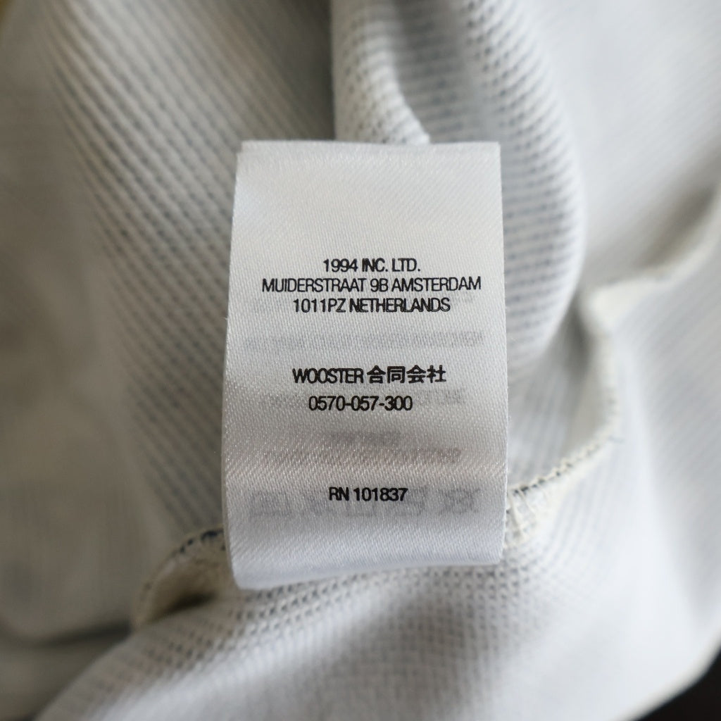SUPREME(シュプリーム) 21AW Kanji Camo Zip Up Baseball Jersey 総柄漢字カモ ロゴワッペン 半袖ベースボールシャツ カーキ