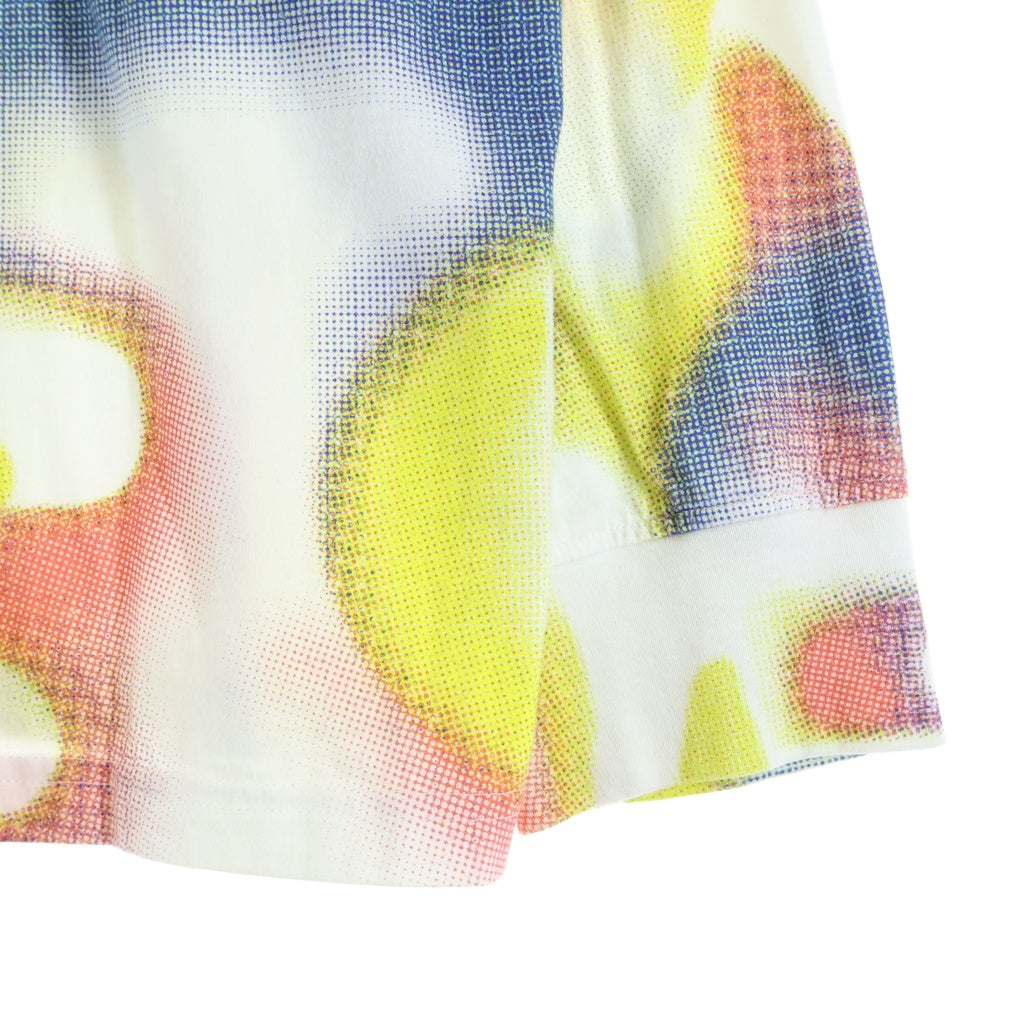 SUPREME(シュプリーム) 21SS Half Tone L/S Tee 総柄プリント クルーネック長袖Tシャツカットソー マルチカラー