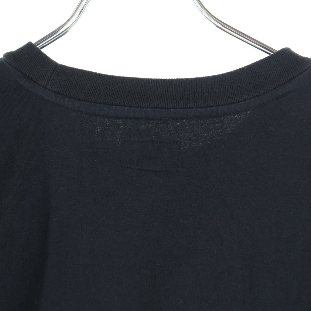 SUPREME(シュプリーム) 21SS Floral Applique S/S Tee フロントロゴパッチ クルーネック半袖Tシャツカットソー ブラック