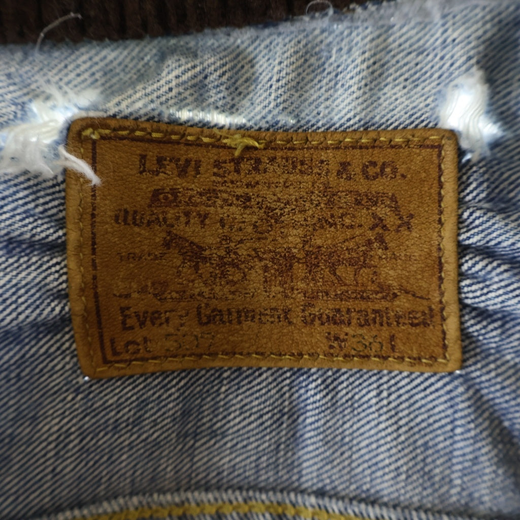 Levi's(リーバイス) 90s 507 2nd復刻 BIGE ボタン裏J22 デニムトラッカージャケット インディゴ