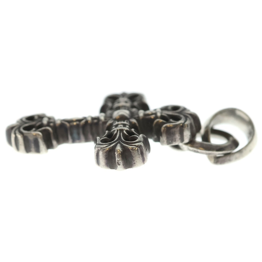 CHROME HEARTS(クロムハーツ) FILIG CROSS-XSM W BALE フィリグリークロスXSベイル wベイル ネックレストップ シルバー BCA262
