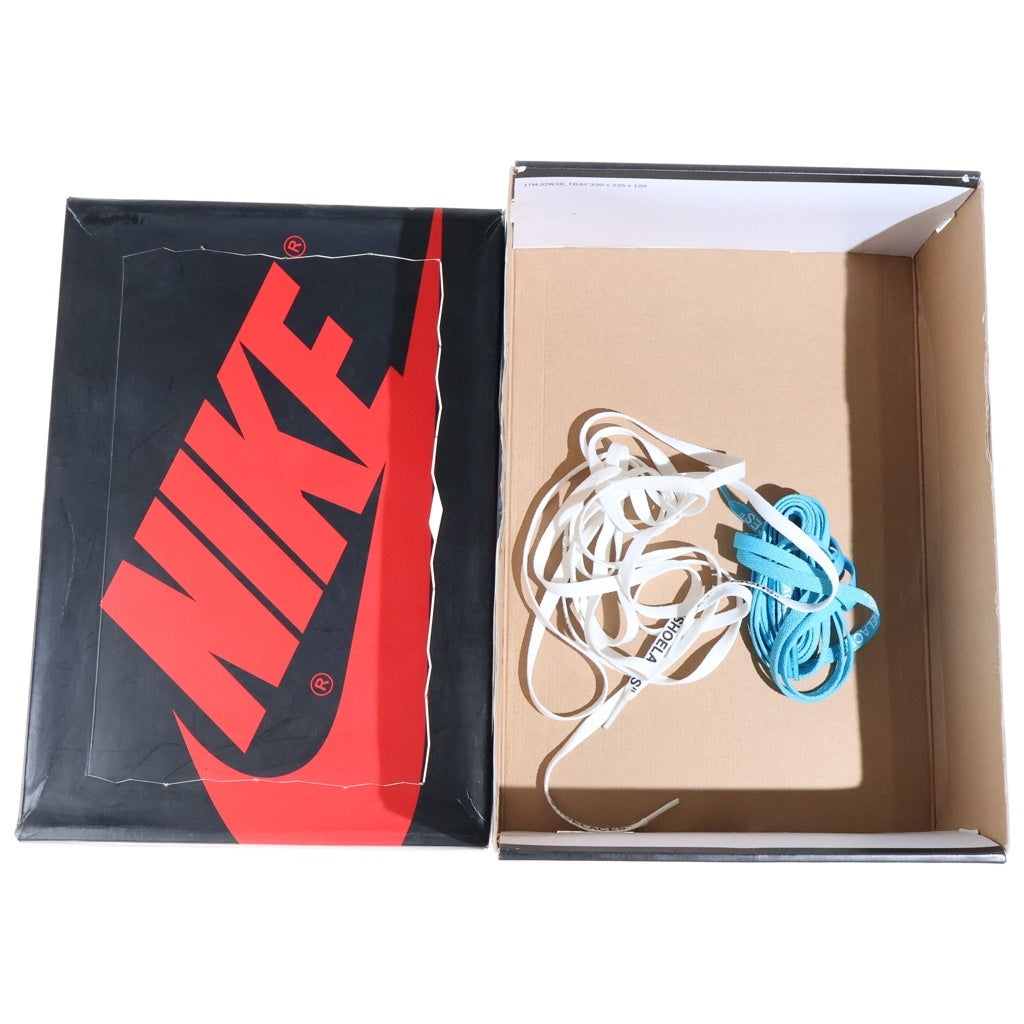 NIKE(ナイキ) ×Off-White Air Jordan 1 High オフホワイト エアジョーダン1 UNC ハイカットスニーカー ブルー US10.5/28.5cm AQ0818-148