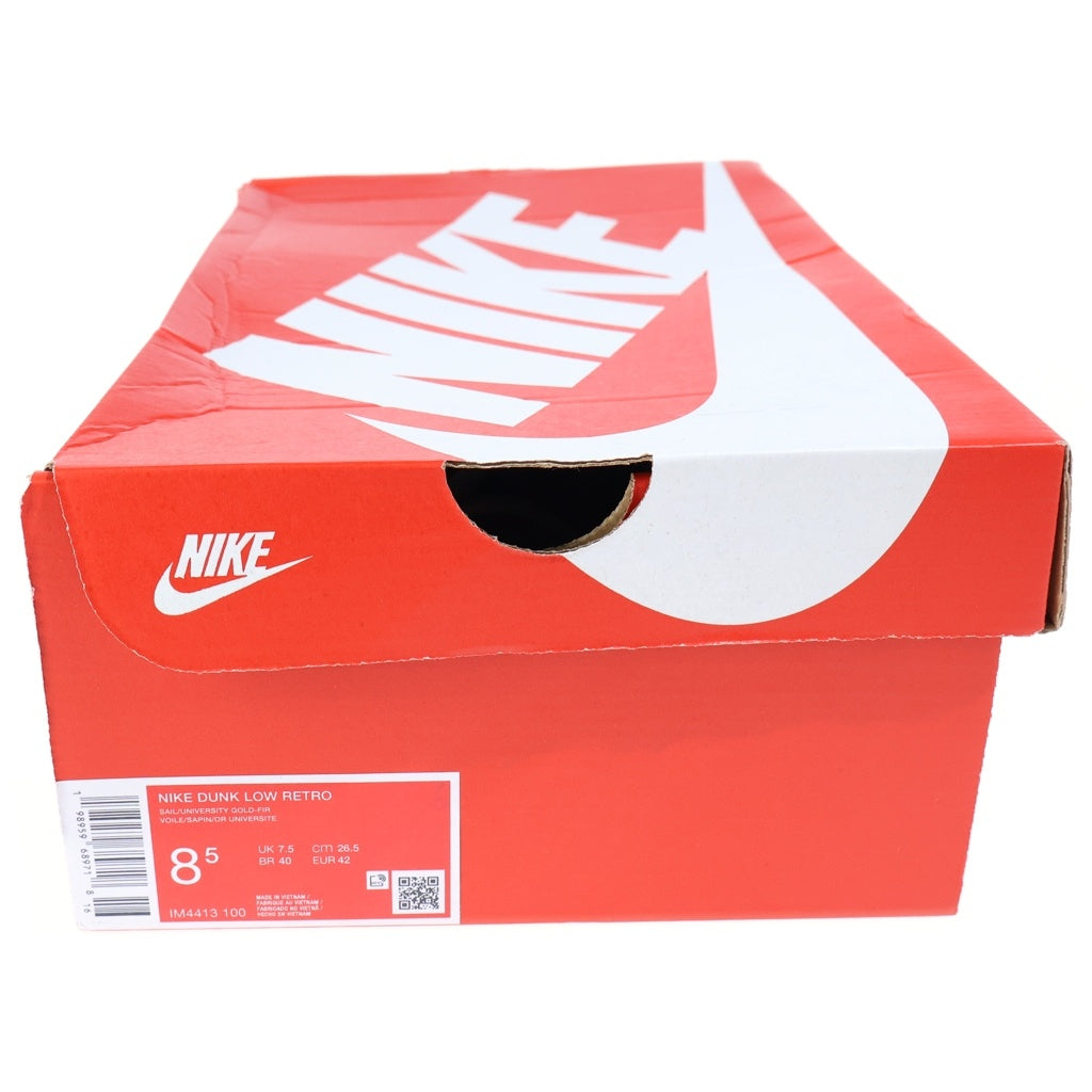 NIKE(ナイキ) DUNK LOW RETRO Varsity Pack ダンク ロー レトロ ローカットスニーカー グリーン/ホワイト IM4413-100