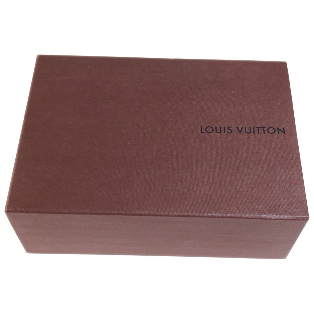 LOUIS VUITTON(ルイヴィトン) パイソン レザー バッグストラップ ミュールサンダル ブラック レディース