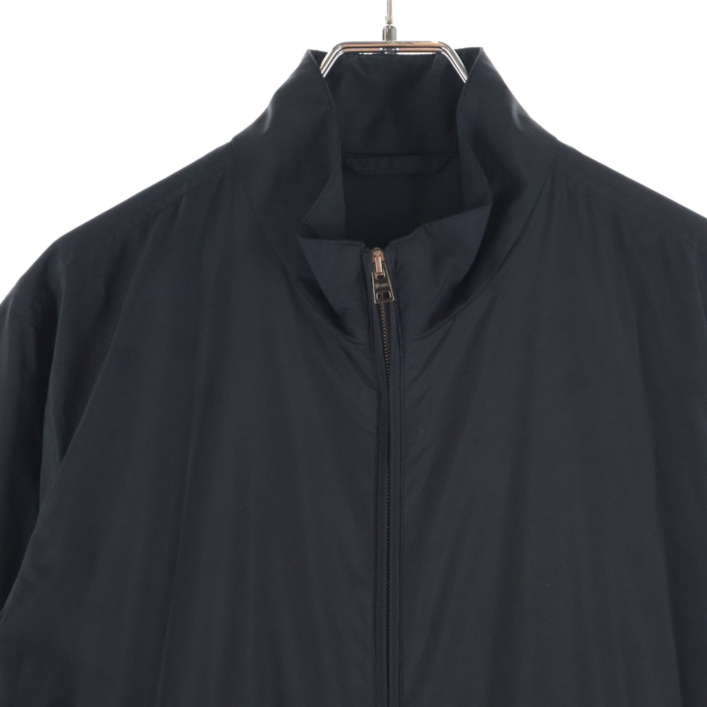 HERNO(ヘルノ) 裏地メッシュ ハイネックジップアップナイロンジャケット ブラック GI0184U-13220-9300