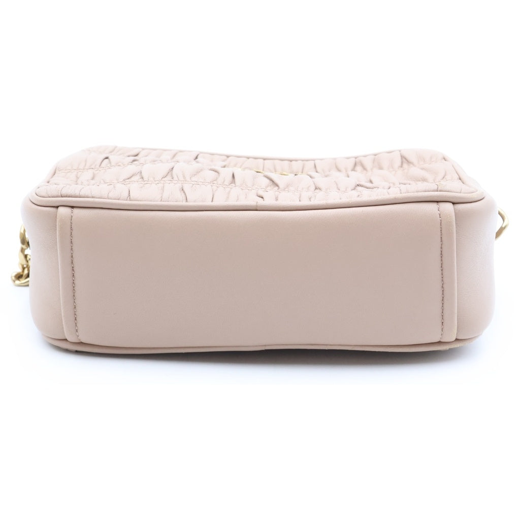 PRADA(プラダ) ナッパ ゴーフル カメラバッグ ショルダーバッグ ピンク 1BH112 レディース